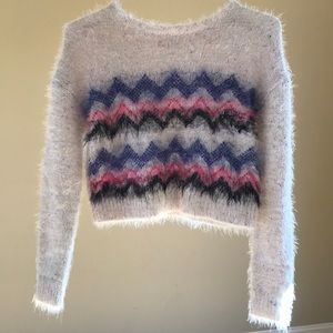 Girls Tucker + Tate Cropped Sweater.